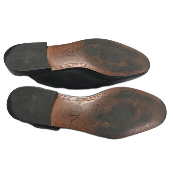 Sam Edelman Paris Mule Size 10M Leather Black Tasseled Loafer Flats Minimalist - Picture 8 of 8